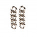 B2G Signature Jaggered Drop Earrings in Silver