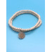  Mini Off White Bead Bracelet Set