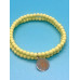 Mini Lemon Yellow Bead Bracelet Set