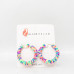 Lolly Multicoloured Hoop Earrings 