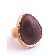B2G Signature Brown Agate Bloom Cocktail Ring