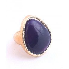 B2G Signature Purple Agate Bloom Cocktail Ring