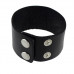 Bandy Black Unisex Snap Bracelet 