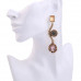 Gem Burdesque Rosegold Earrings