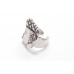 Yemi Alade Collection Kingpin Adjustable Ring - Silver