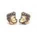 Yemi Alade Collection Kingpin Earrings - Antique Brass