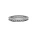 Pave Everlasting Silver Engagement Ring