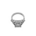 Princess Bliss Sterling Silver Engagement Ring