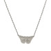 Foliage Silver Stainless Steel Necklace 