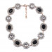 Black Grandi Crystal Colar necklace