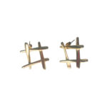 Gravite Tiktac Gold Stainless Steel Earrings