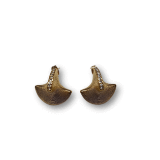 Eclara Trunk Gold Stainless Steel Earrings