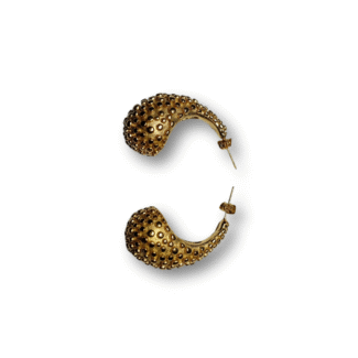 Swivla Jog Gold Strainless Steel Earrings