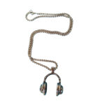 Nomad Earphones Antique Pendant Long Necklace