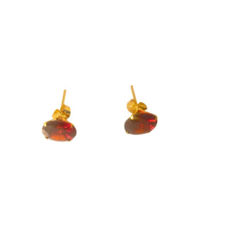 Frost Beam Ice Red Earrings