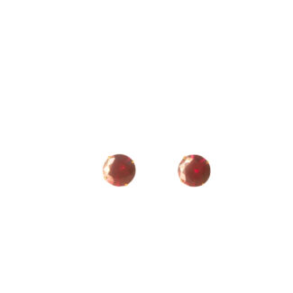 Frost Beam Ice Red Earrings