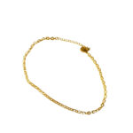 Halo Wind Gold Stainless Steel Anklet