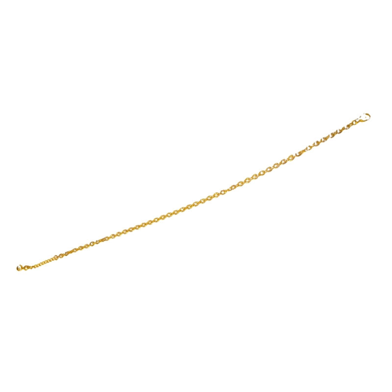 Halo Wind Gold Stainless Steel Anklet