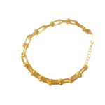 Scooby Chain Gold Stainless Steel Bracelet