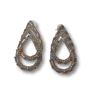 NSS - Icelandia Gems Curve Gold Earrings