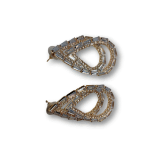 NSS - Icelandia Gems Curve Gold Earrings
