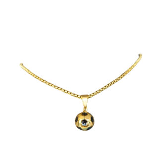 Dakar Football Gold Long Necklace