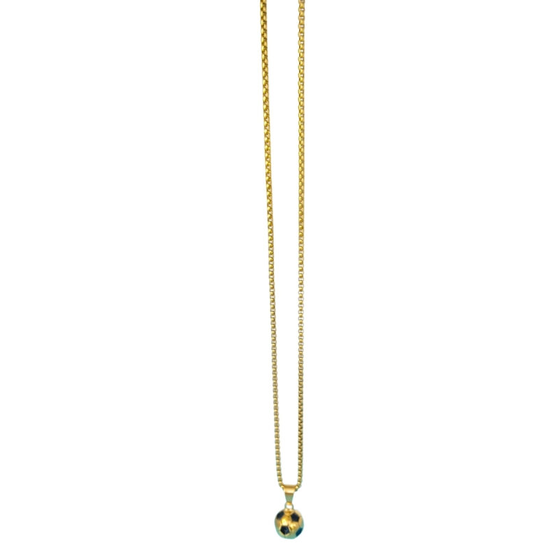 Dakar Football Gold Long Necklace