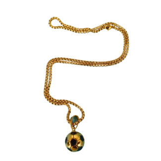 Dakar Football Gold Long Necklace