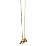 Barbarian Bike Gold Long Necklace