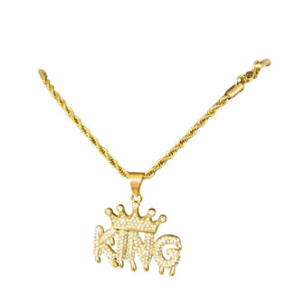 TotemKing Ice Pendant Long Necklace