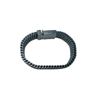 Echoes of Steel Gun Metal Black Bracelet