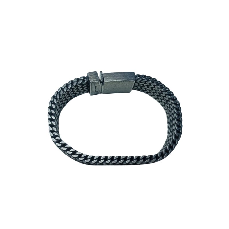 Echoes of Steel Gun Metal Black Bracelet