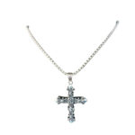 Drip Lock Cross Antique Pendant Necklace