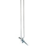 Dread Lock Trigger Antique Pendant Necklace