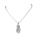 Grime Glove Antique Pendant Long Necklace