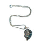 Lion Bond Antique Pendant Long Necklace
