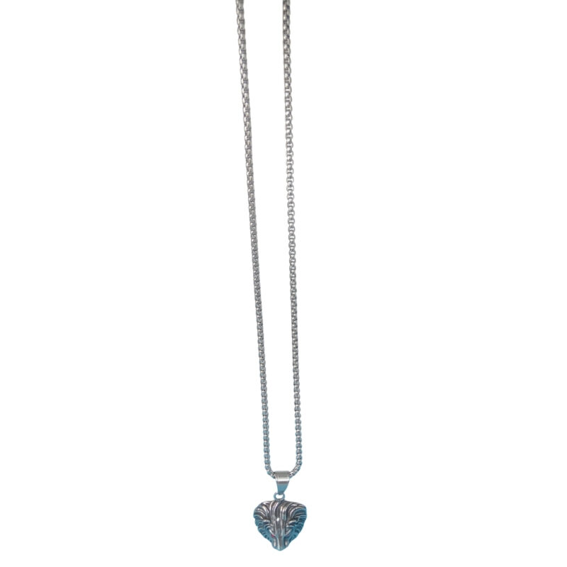 Lion Bond Antique Pendant Long Necklace