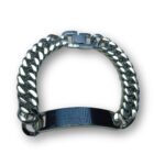 Terra Bold Engravable Silver Stainless Steel Bracelet