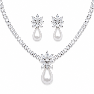 Enchanted Pearl Tennis Jewelry Set