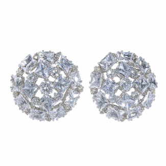 NSS - Blizzette Silver Earrings