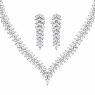 Elowen Luxe Silver Jewelry Set